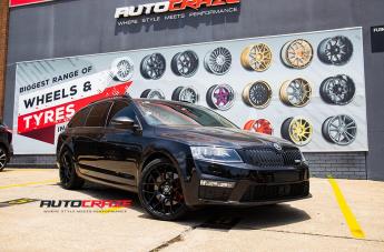SKODA OCTIVIA RS M SPEC MATTE BLACK
